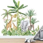 Decopine - sticker mural animaux forêt pour chambre d?enfant Decopine - sticker mural animaux forêt pour chambre d?enfant