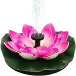 D�cor �tang n�nuphar / lotus mousse fleur �nergie solaire fontaine pompe flottante �tang feature lotus ...