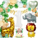 Decoration anniversaire 1 an deco ballon anniversaire 1 an garcon fille vert ballon chiffre jungle animaux ... Decoration anniversaire 1 an deco ballon anniversaire 1 an garcon fille vert ballon chiffre jungle animaux ...