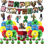 Decoration anniversaire jeu populaire ballons anniversaire dcoration de fte danniversaire pour enfants ...