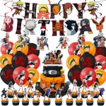 Dcorations danniversaire naruto - ballons banderoles et cupcakes pour soires  thme naruto plaisir ...