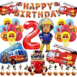 Décoration anniversaire pompier 2 ans décoration camion de pompier garçon ballon pompier 2 ans décoration ... Décoration anniversaire pompier 2 ans décoration camion de pompier garçon ballon pompier 2 ans décoration ...