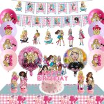 Decoration anniversaire de princesse barbie ballons anniversaire barbie ensemble de ballonsdeco anniversaire ...