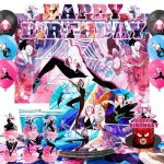Decoration anniversaire spider - man gwen dcorations de fte danniversaire ensemble de vaisselle de ...