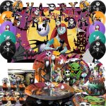 Decoration ballons l�trange no�l de monsieur jack anniversaire de f�te d�coration de f�te danniversaire ...