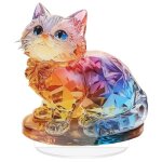 Dcoration de bureau colore en forme de chaton panneau dcoratif en acrylique dcoration de bureau 2d ...