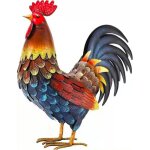 Dcoration de coq en mtal animaux en mtal cour art pelouse dcoration personnages extrieur terrasse ...