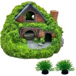 D�coration daquarium : maison en r�sine pour betta cachette en forme de grotte petit abri creux pour ...