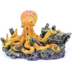 Dcoration daquarium poulpe dcoration en rsine paysage dcoration de grotte en rsine crevettes poisson ...