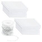 Decoration de fenetre20 pcs plaque de lestage store poids lest stores verticaux lamelle verticale 89mm ...