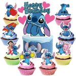 Décoration de gâteau de fête stitch décoration de cupcake de fête danniversaire stitch Décoration de gâteau de fête stitch décoration de cupcake de fête danniversaire stitch