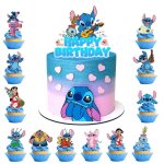 D�coration de g�teau - inboxxarty - stitch - multicolore - pour enfants - mixte