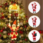 Decoration lumineuse de noel exterieur parachute père noël 8 modes avec minuterie guirlande led pour ... Decoration lumineuse de noel exterieur parachute père noël 8 modes avec minuterie guirlande led pour ...