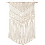 D�coration murale - yyv - horloge - 100% coton - style boh�me - forme ronde