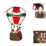 Dcoration de nol - village anim led - bonhomme de neige - arbre de nol - multicolore