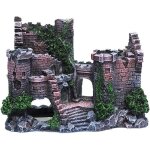 D�coration en r�sine pour aquarium - cachette pour poissons en forme de ch�teau - d�tails r�alistes - ...