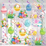 D�coration de p�ques - inboxxarty - spirale suspendue - multicolore - contemporain - mixte