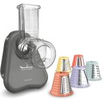 D�coupe - l�gumes �lectrique service direct �mince / tranche / r�pe / coupe ondul�e couleur gris eplucheur ...