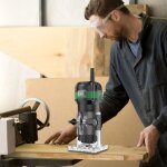 D�fonceuse affleureuse �lectrique 800w 33000 rpm d�fonceuse mandrin de 635 mm six vitesses 15 fraises ...