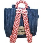 Sac  dos - les deglingos - hippipos l'hippopotame - bleu - 25 cm x 25 cm - enfant fille