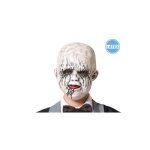 Dguisement - ac - dco - masque dhalloween en latex - poupe diabolique - blanc