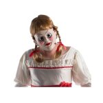 Dguisement - annabelle - masque et perruque - adulte - blanc