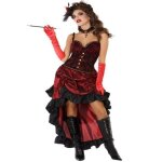 Dguisement de cabaret saloon angie pour femme
