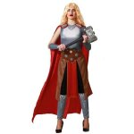 D�guisement - angel tomas - cape d�esse du tonnerre - rouge - femme - carnaval
