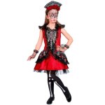 Dguisement catrina rouge fille