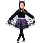 D�guisement - chauve - souris violette - fille - 3 � 14 ans - costume halloween