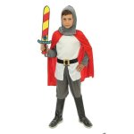 D�guisement chevalier enfant - ptit clown - ptit clown - rouge - 5 ans + - ensemble complet