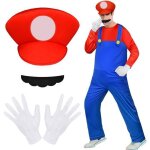 Dguisement costume mario adultecostume de cosplaydguisement tenue pour ftes et vnements costume ...