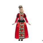 D�guisement - costume de reine de c?ur - multicolore - polyester - fille 6 - 12 ans