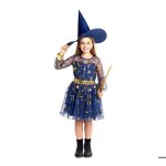 D�guisement - costume de sorci�re �sot�rique bleue - fille - 6 mois � 12 ans - polyester