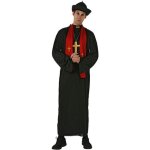 Dguisement cur - atosa - taille unique - polyester - noir et rouge - homme