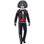 Dguisement de dia de los muertos lgant pour homme