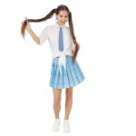 D�guisement �coli�re - ptit clown - ptit clown - bleu / blanc - l / xl - adulte (femme)