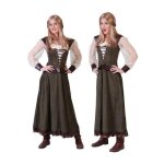 Dguisement de femme medievale lady marianne (robin des bois) (f)