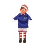 Dguisement footballeur lutin farceur 10x14. 5cm bleu turquoise ciel marine