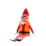 Dguisement gilet sauvetage lutin farceur 10x10cm orange cuivre mandarine