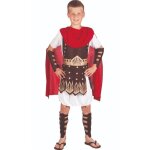 D�guisement - gladiateur v�ro - toge rouge - tunique blanche - couronne de lauriers