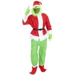 Dguisement de grinch avec masque pour adulte