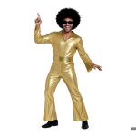 D�guisement - guirca - costume disco dor� pour homme - multicolore - polyester - avec capuche et ceinture ...