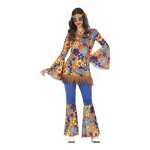 D�guisement - guirca - costume de fleur hippie - multicolore - polyester - femme
