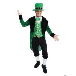 D�guisement - ptit clown - leprechaun adulte - vert - polyester - ensemble 5 pi�ces