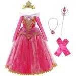 D�guisement lito angels robe princesse aurore enfant fille halloween carnaval