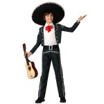 D�guisement - angel tomas - mariachi noir - gar�on - 3 � 14 ans - carnaval