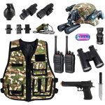 D�guisement militaire enfant d�guisement 12pi�ces accessoires camouflage