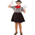 D�guisement de mime � rayures pour fille