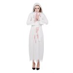 Dguisement nonne blanche sanglante femme - ptit clown - costume adulte halloween cospaly fte costume ...
